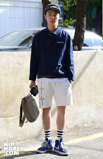 韩国潮人街拍 繁复夸张的剪裁与其层次感