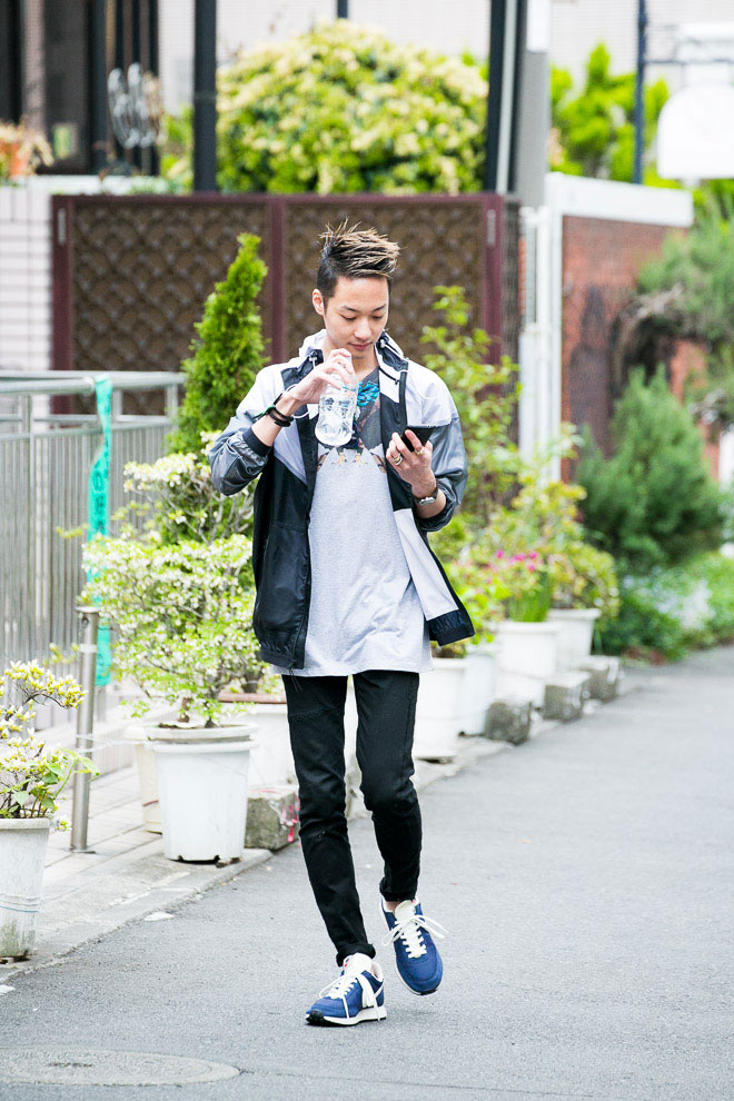 原宿街头达人街拍示范 Nike Sportswear 2014 Tech Pack