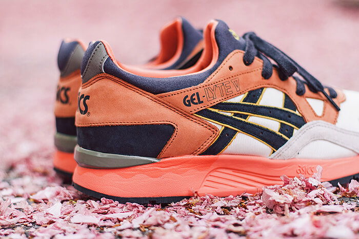 夏日鞋款 亚瑟士 UBIQ x ASICS Gel Lyte V「Midnight Bloom」联名鞋款