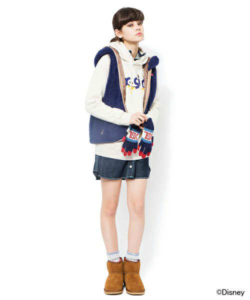 街头活力女生 X-GIRL 2014秋冬系列造型搭配LOOKBOOK