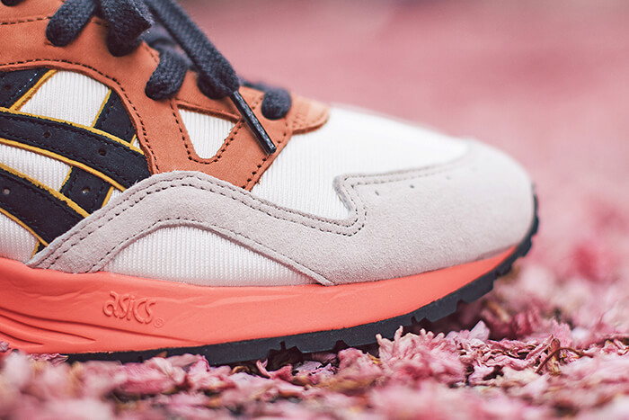 夏日鞋款 亚瑟士 UBIQ x ASICS Gel Lyte V「Midnight Bloom」联名鞋款