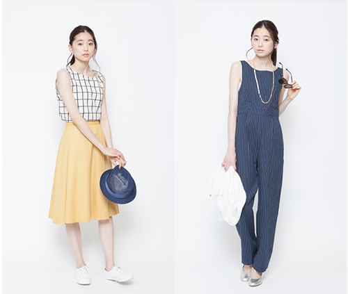 现代女性的简单衣橱。salon de balcony LookBook