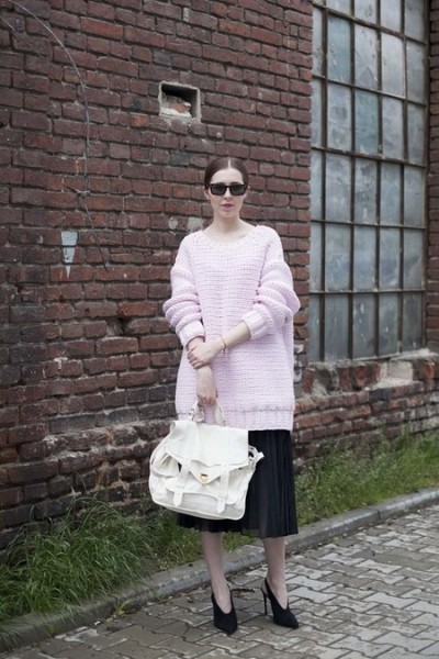 波兰时装周街拍 不输于秀场的街头时尚