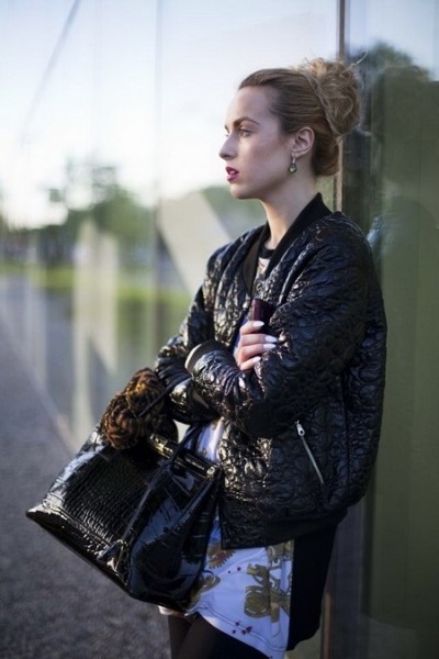 波兰时装周街拍 不输于秀场的街头时尚