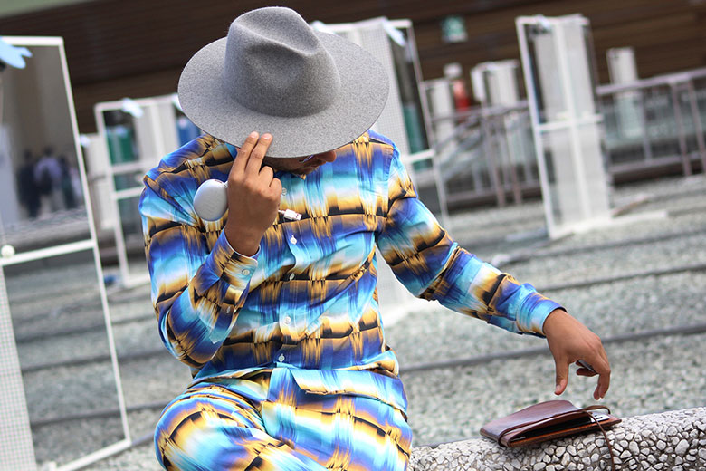 精彩街拍回顾现场 2014佛罗伦萨男装周场外街拍