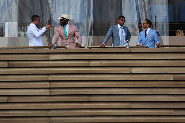 精彩街拍回顾现场 2014佛罗伦萨男装周场外街拍