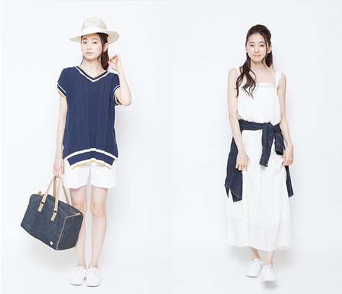 现代女性的简单衣橱。salon de balcony LookBook