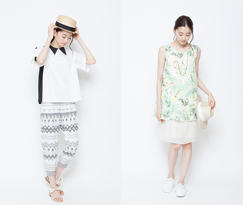 现代女性的简单衣橱。salon de balcony LookBook