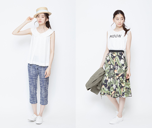 现代女性的简单衣橱。salon de balcony LookBook