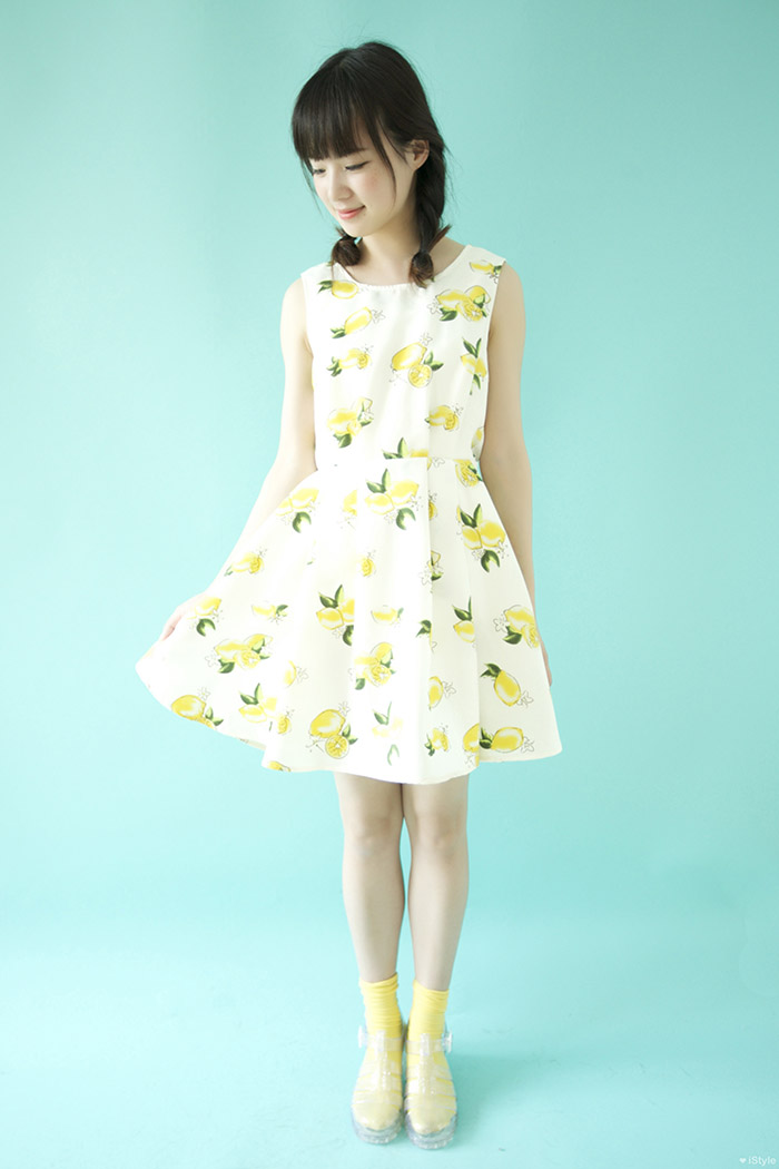 国内街拍 水果清凉一夏