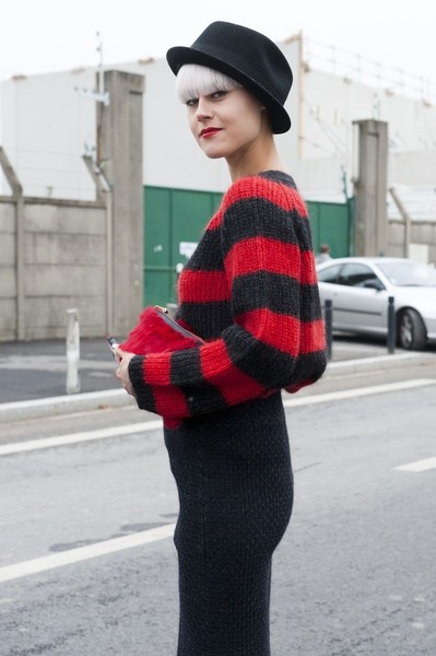 欧美街拍 看潮人夏季帽子时尚风情