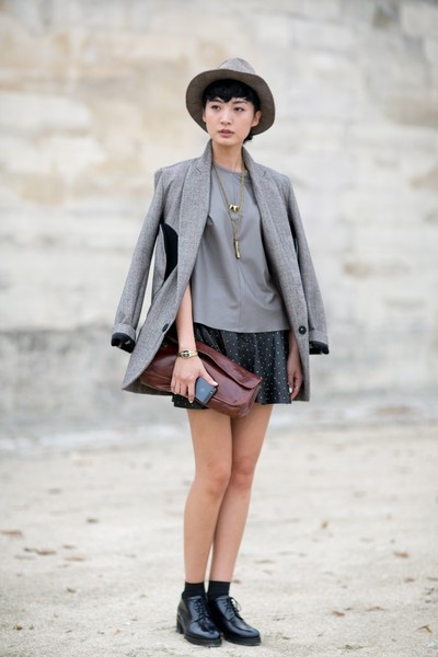 欧美街拍 看潮人夏季帽子时尚风情