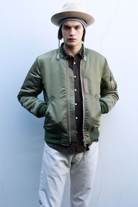 美式与军事 Deluxe 2014秋冬系列造型搭配