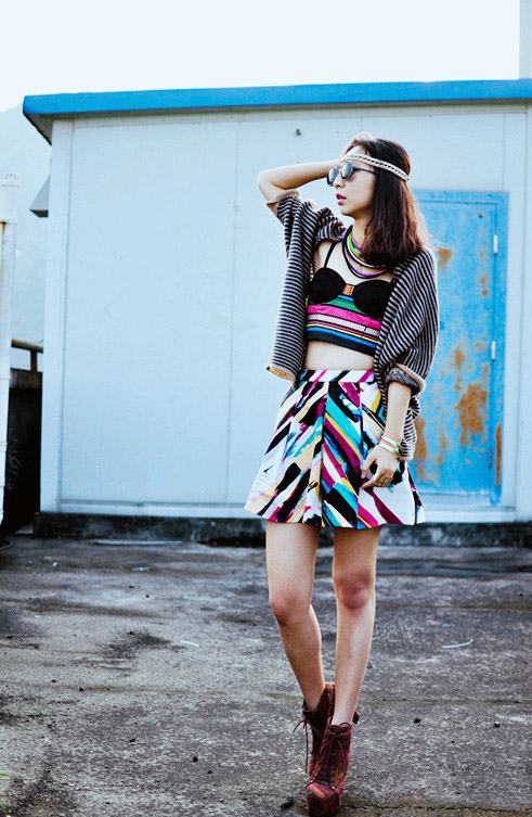 国内潮人街拍 波希米亚热情一夏