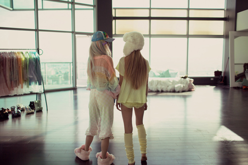 Rainbow Dream Girls.Wildfox 2014 LookBook