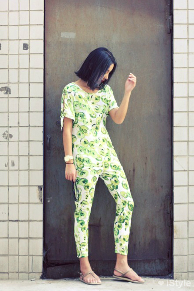 国内街拍 水果清凉一夏