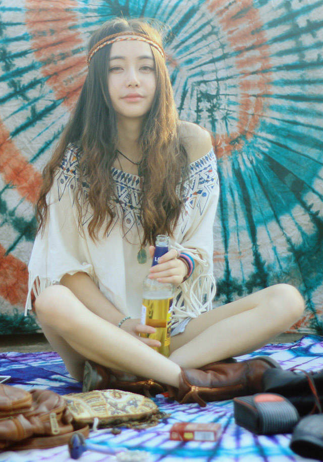 国内潮人街拍 波希米亚热情一夏