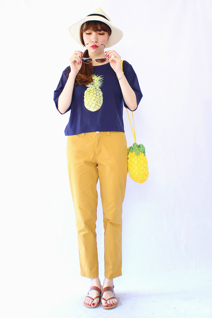 国内街拍 水果清凉一夏