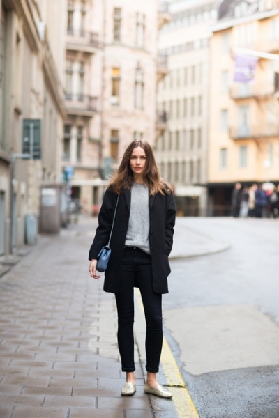 跟时尚博主学穿搭 看豆豆鞋怎样在街头搭配