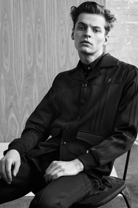 严肃的冬日气氛 adidas Originals 2014秋冬系列造型搭配