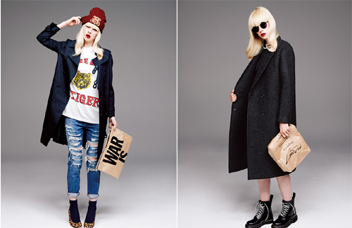 给我一个吻。moussy 2014 LookBook