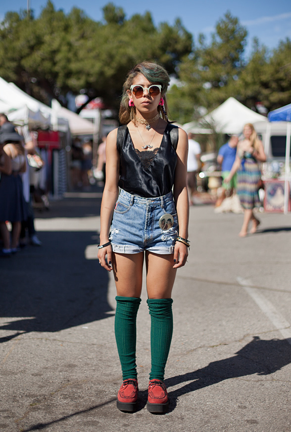 2014年8月洛杉矶潮人街拍 各具特色的时尚主义