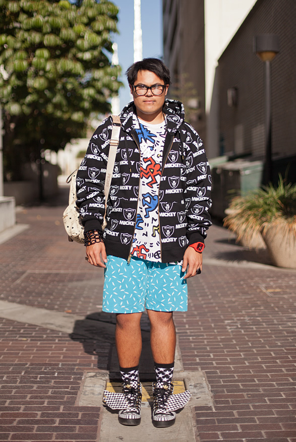 2014年8月洛杉矶潮人街拍 各具特色的时尚主义