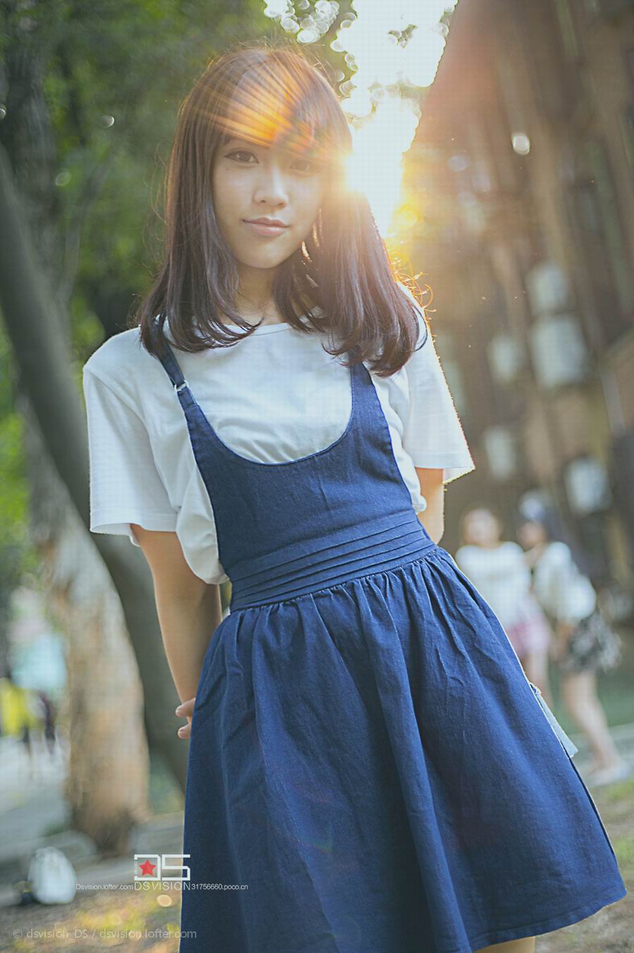 厦门大学邂逅动人清新小美女