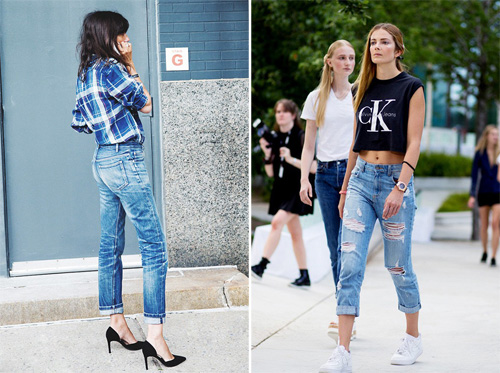 怎么穿都不过时。牛仔单品街拍欣赏