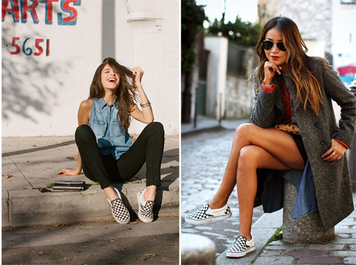 欧美时尚街拍 看运动球鞋打造休闲风格