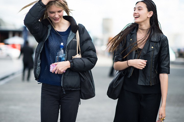 2015秋冬新西兰时装周街拍集锦 看潮女们的别样风情