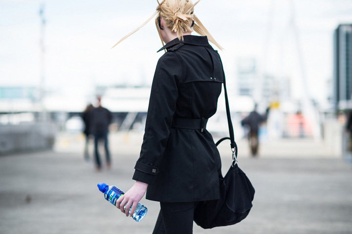 2015秋冬新西兰时装周街拍集锦 看潮女们的别样风情