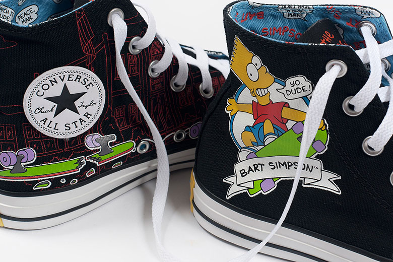 辛普森迷千万不要错过 Converse x The Simpsons 2014秋冬联名合作系列鞋款