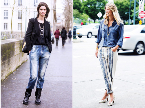 怎么穿都不过时。牛仔单品街拍欣赏