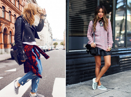 欧美时尚街拍 看运动球鞋打造休闲风格