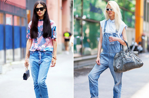 怎么穿都不过时。牛仔单品街拍欣赏