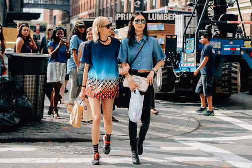 时尚的宠儿。Tommy Ton 纽约时装周街拍