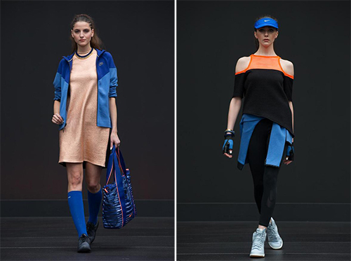 运动少女的春天。Nike T台show