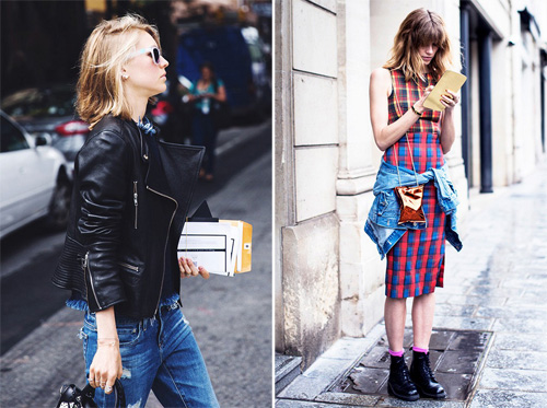 怎么穿都不过时。牛仔单品街拍欣赏