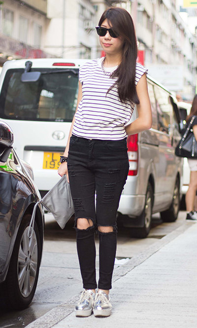 紧贴型格：看欧美潮人Skinny Jeans穿搭术