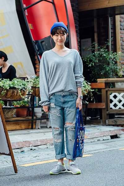 欧美街拍 看简单实用卫衣搭配法则