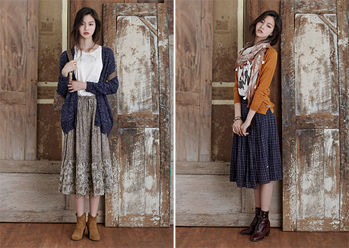 韩国少女这样穿。Thursday Island LookBook