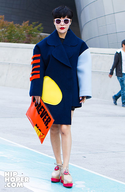 韩国时尚街拍 简洁利落又温暖有型