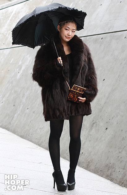 韩国时尚街拍 简洁利落又温暖有型