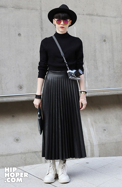 韩国时尚街拍 简洁利落又温暖有型