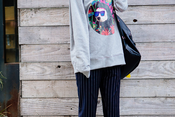 欧美街拍 看简单实用卫衣搭配法则