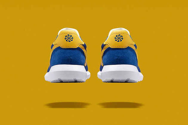 蓝黄复古配色 fragment design x Nike 2014秋季联名鞋款