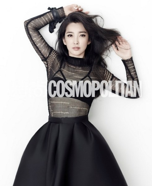 李冰冰大片变性感娇娃 镂空诱惑裸肩秀美腿