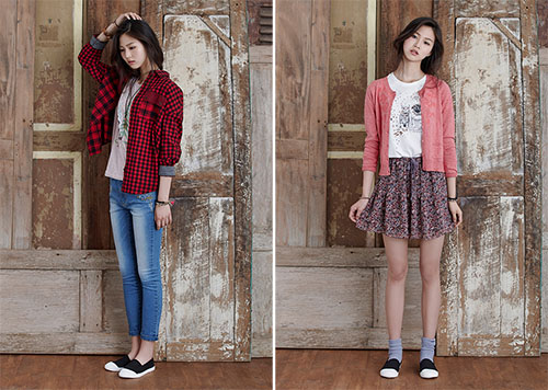 韩国少女这样穿。Thursday Island LookBook