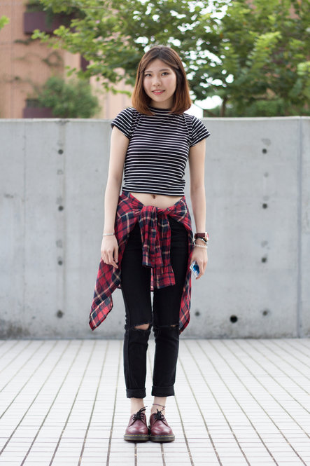 Style with check! 初秋格子穿搭术